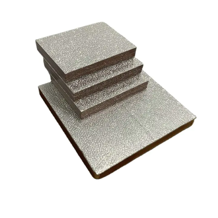 steel laminated phenolic foam thick pir air duct panel foam board for building wall thermal insulation