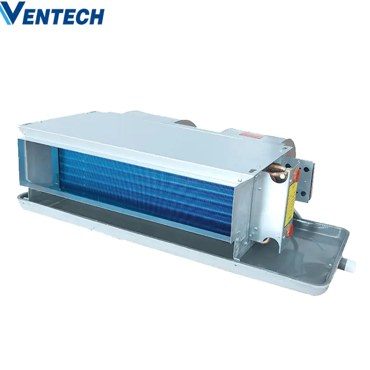 Ventech DC/EC Fan Motor Ceiling Type Water Chilled Concealed Ducted Fan Coil Unit