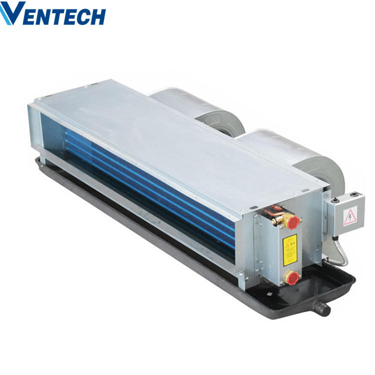 Ventech DC/EC Fan Motor Ceiling Type Water Chilled Concealed Ducted Fan Coil Unit