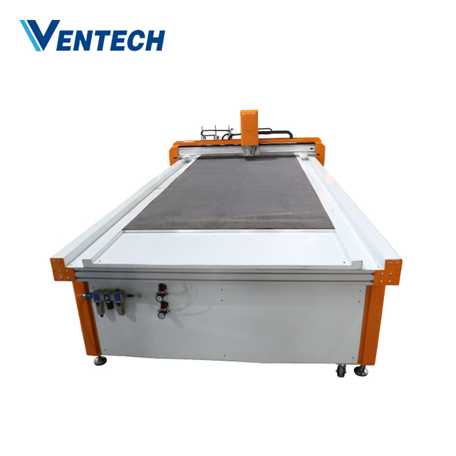 Hvac Ventech Hot Sale Pre-Insulated Board Production Machine For Duct Line Phenolic Making CNC Cutting Duct Machine