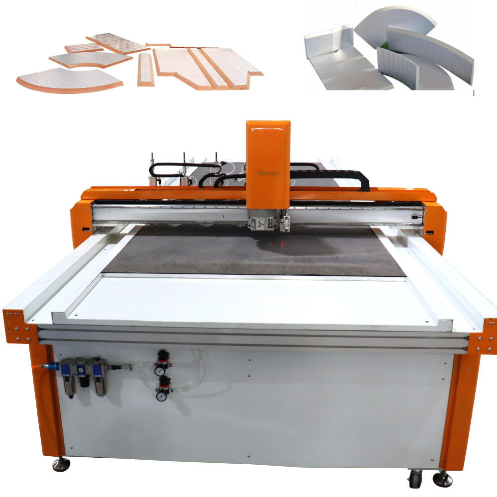duct fabricate machine for pre insulated duct phenolic cutting
