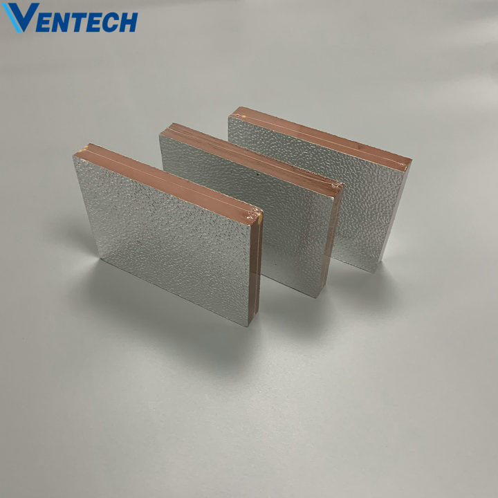 heat insulation board of aluminum laminated pir air panel phenolic duct sheet foam for air duct and building wall