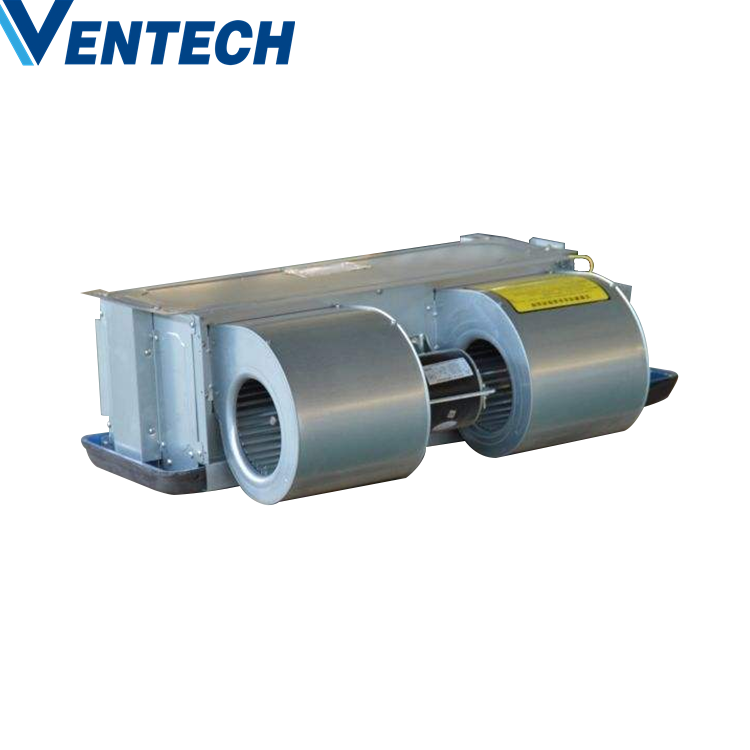 Ventech Factory Product Floor Standing Fcu Ceiling Suspended Exposed Fan Coil Unit For Hotel Ventech