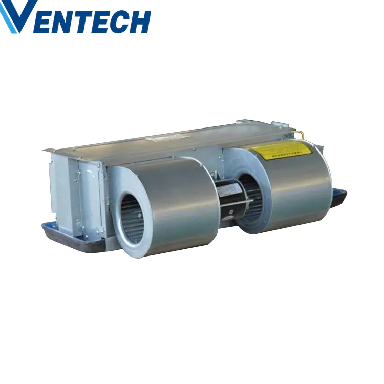 Ventech Factory Product Floor standing fcu ceiling suspended exposed fan coil unit for hotel