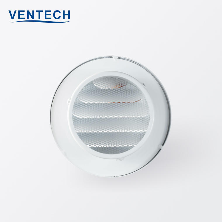 Ventech High Quality Round Aluminum Louvered Vent Circular External Weather Louver