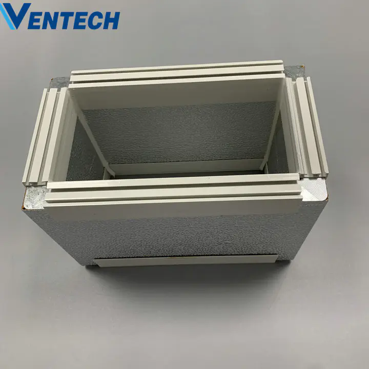 single-sided aluminum pir pre-insulated duct sheet foam pir air panel pre material of insulation fireproof board