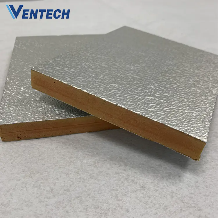 pre insulated air duct panel phenolic foam for HVAC air duct