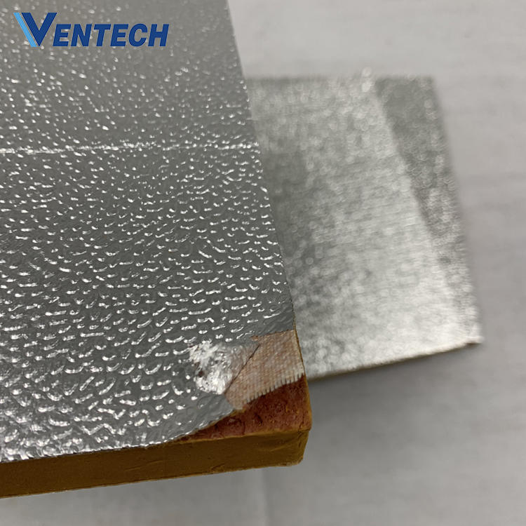 Fireproof aluminum foil phenolic foam board for HVAC air duct