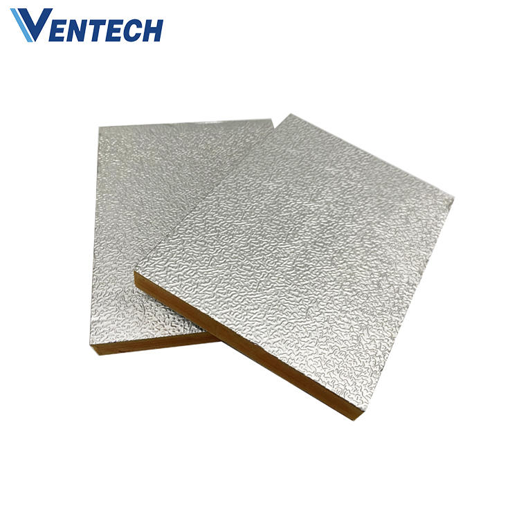 Fireproof aluminum foil phenolic foam board for HVAC air duct