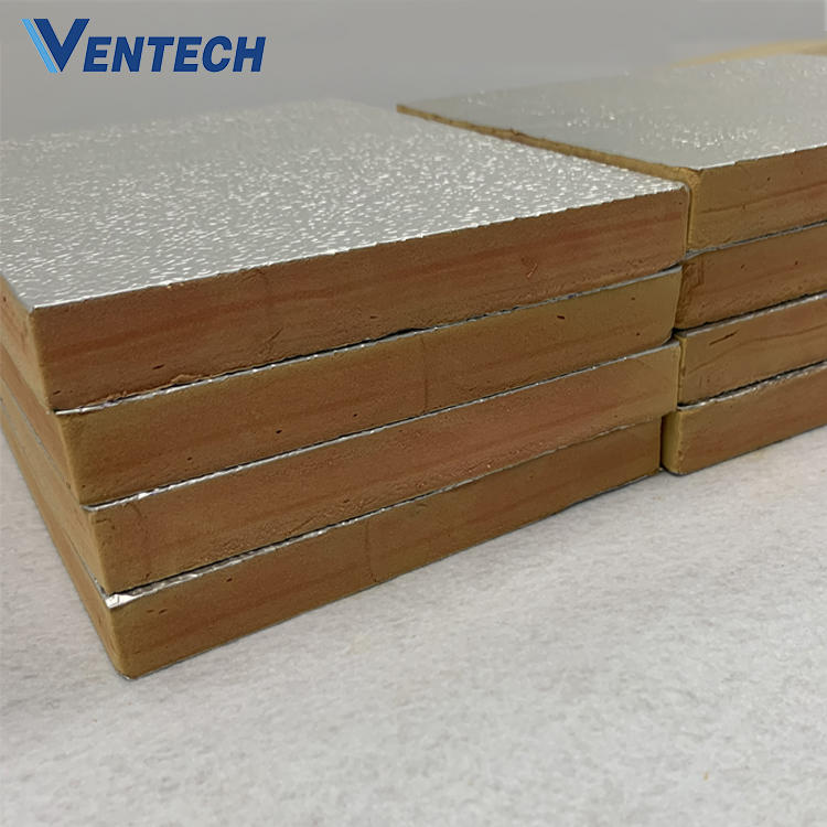 HVAC pre-insulated air duct insulation panel and pre-insulated ac pu pur air duct panel
