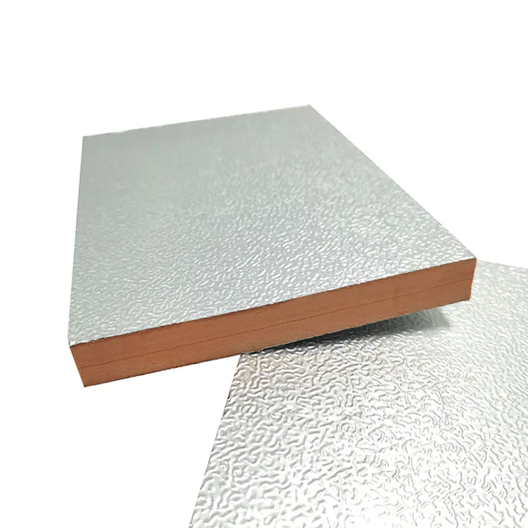 VENTECH Phenolic Pir Air Duct Panel Insulation Pre-Insulated Sheet Foam Board For Air Duct