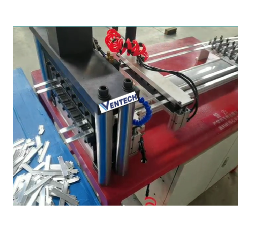 Ventech high efficiency double single deflection air outlet adjustable grille blade cutting machine