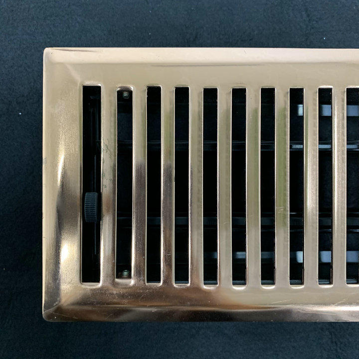Hvac air ventilation floor grille volume control floor register