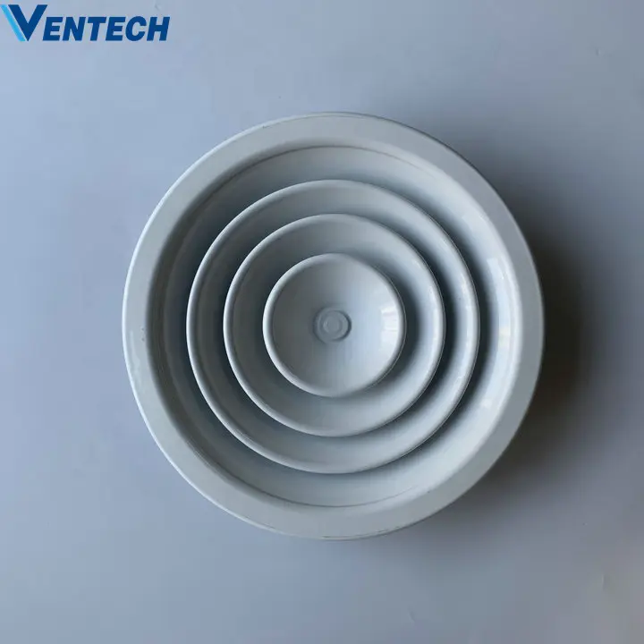 Hvac Duct Work Ventilation Supply Air Round Cone Circular Ceiling Diffusers