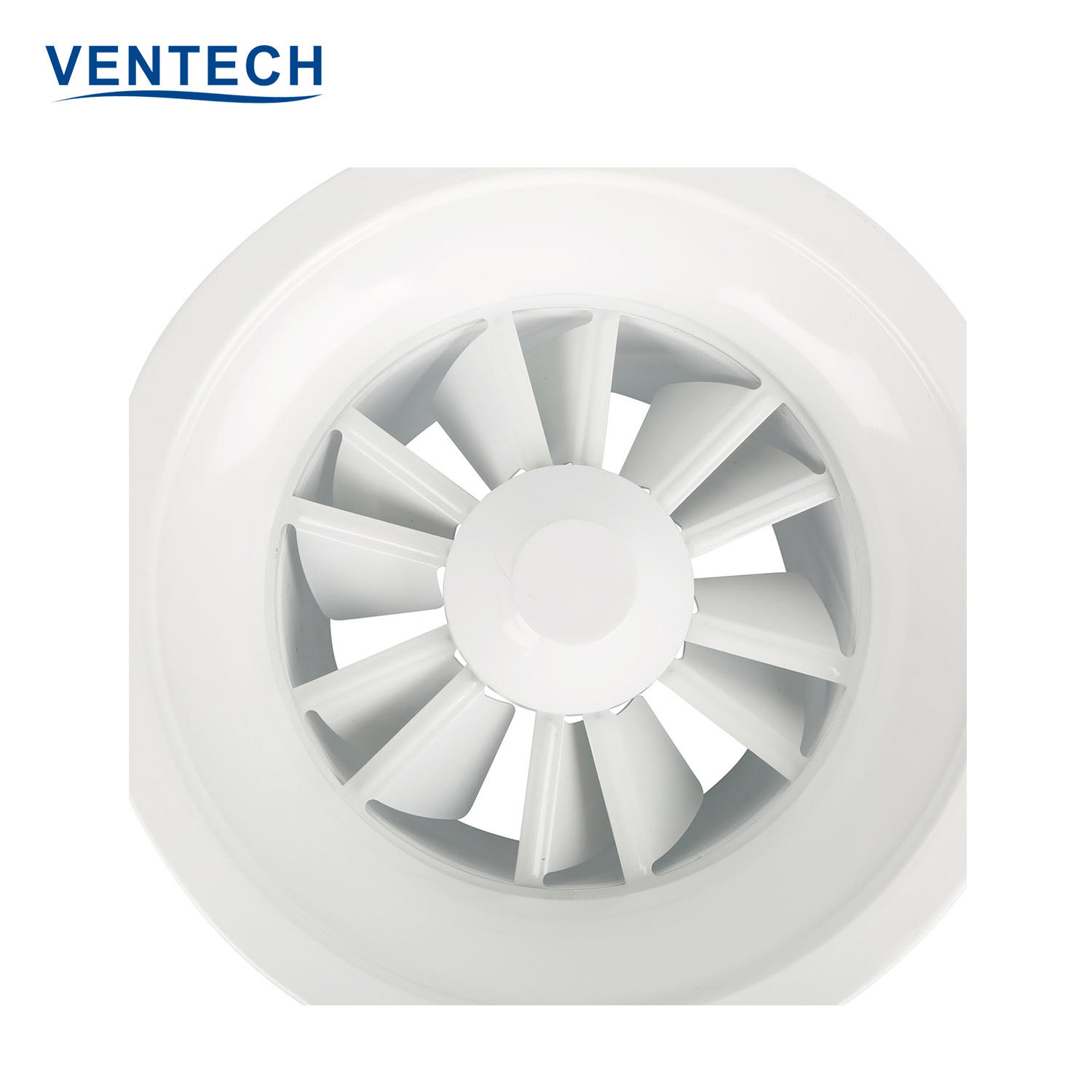 Ventech Hvac Round variable aluminum ceiling air outlet swirl diffuser