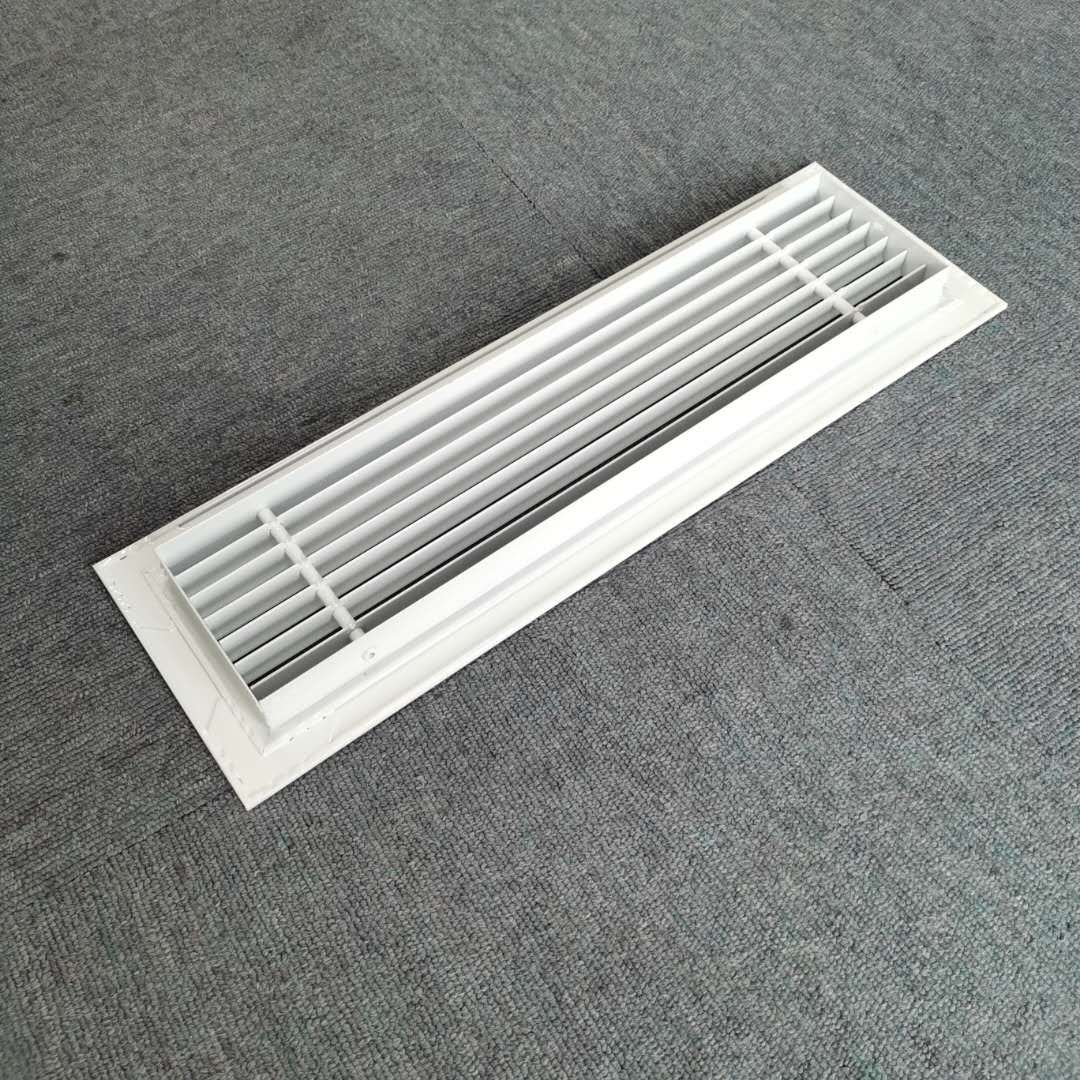HVAC SYSTEM  Metal Fixed Blade Louver Linear  Air  Bar Grille for Ventilation