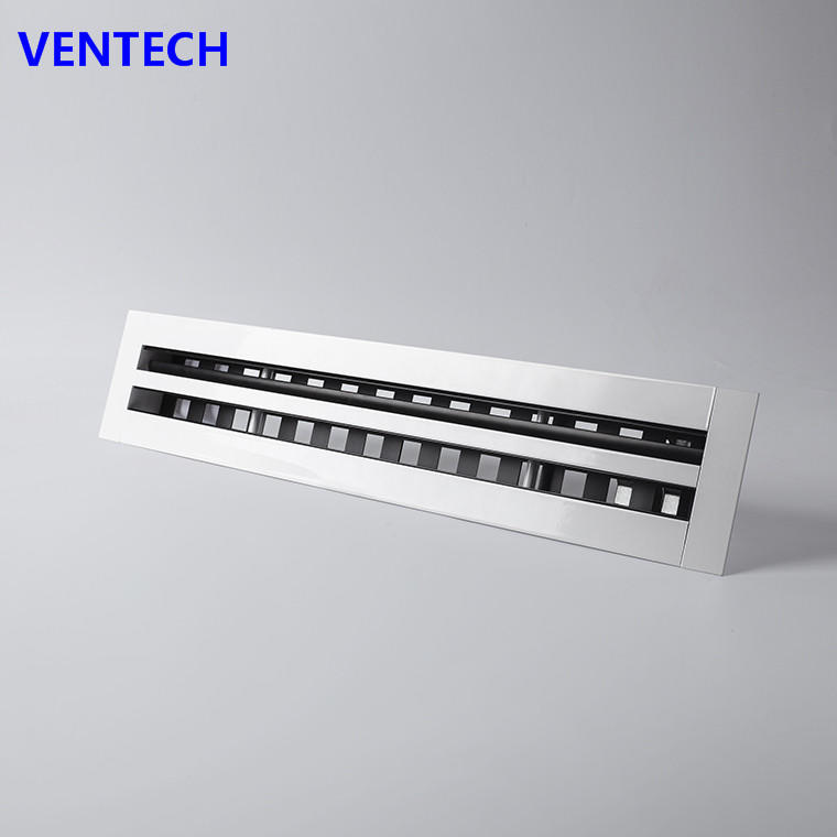 high quality air aluminum linear slot linear bar grille diffuser plenum box slot diffuser adaptor with adjustable blades