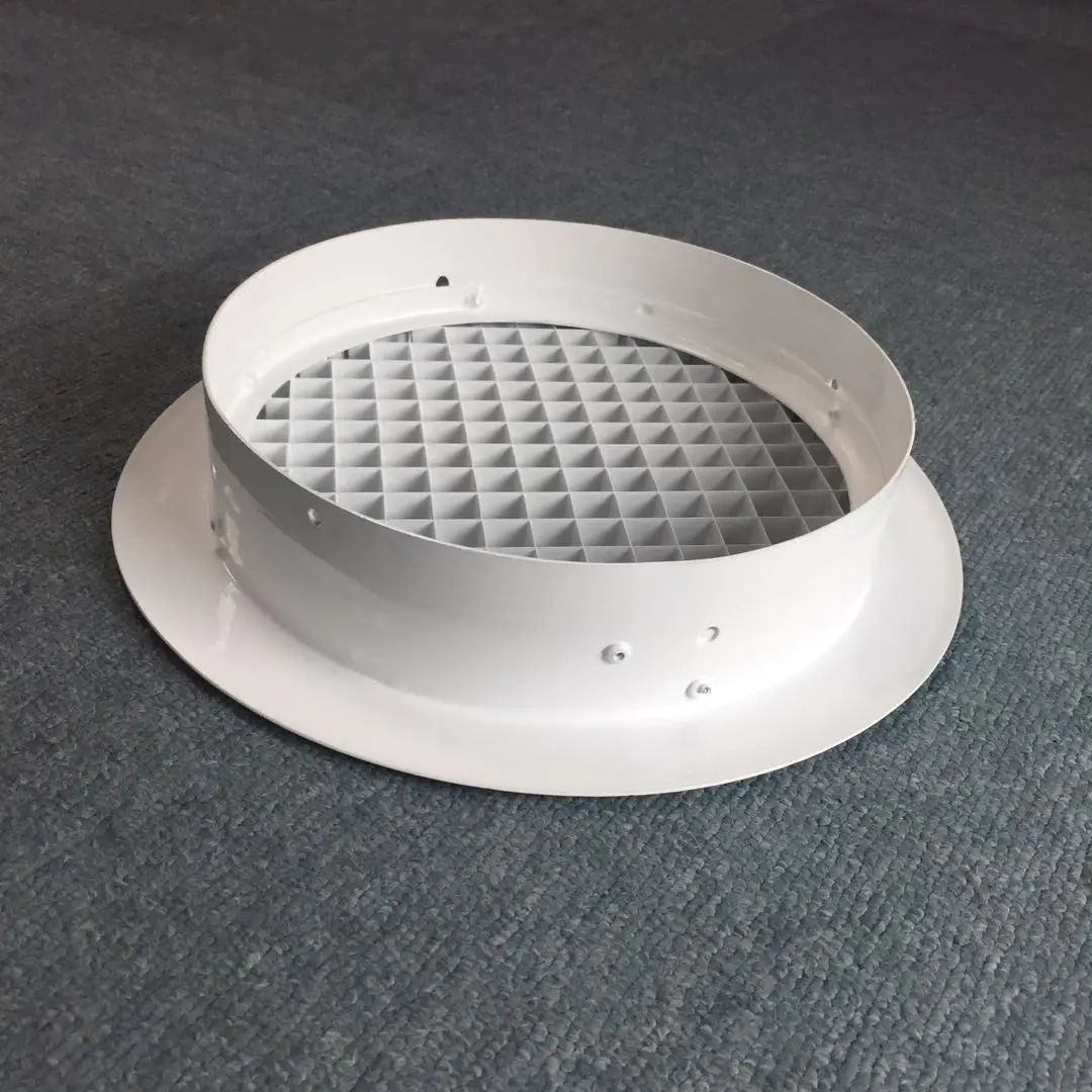 HVAC System Australian Market Circular White Color Egg Crate Air Grille for Ventilation