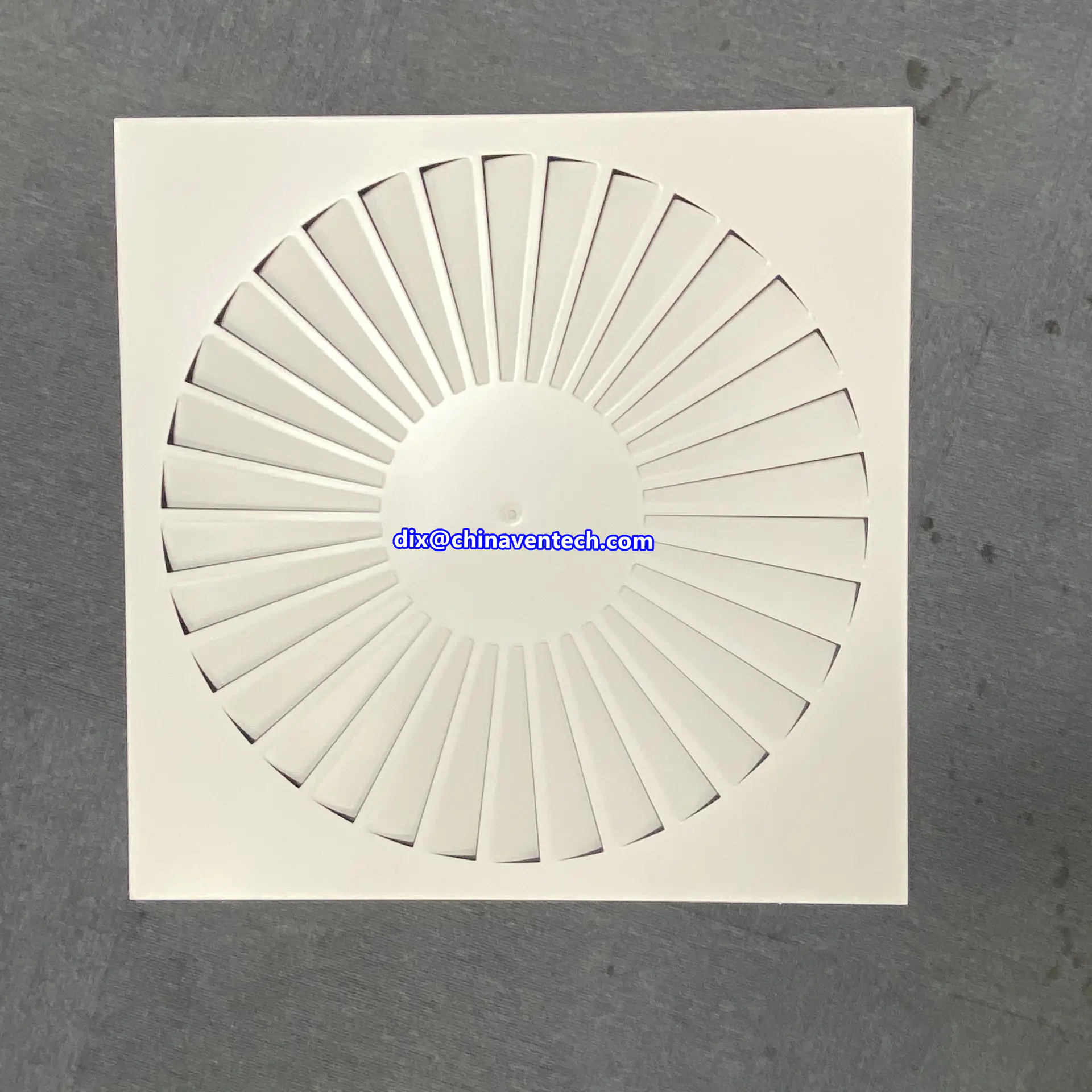 Air Conditioning Vent Covers for Office Ceiling Ventilation Square Swirl Diffuser SD-VA 600x600