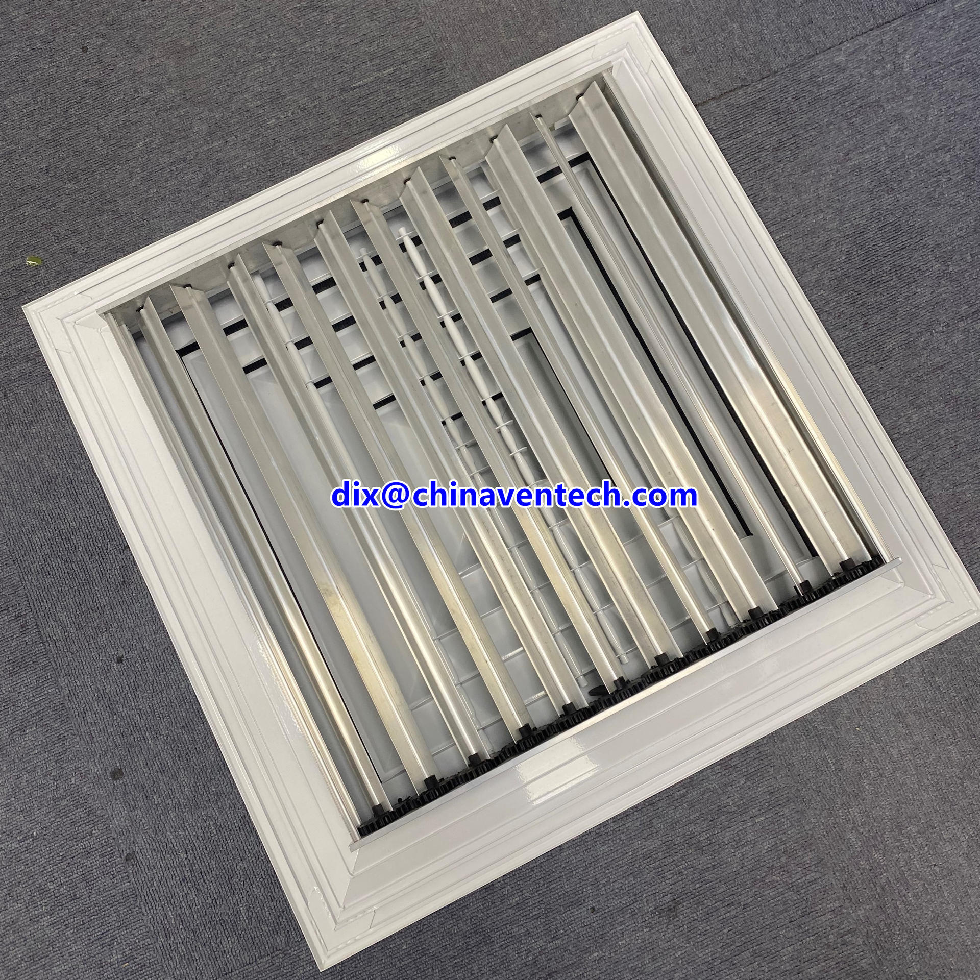 Hvac AC Systems Square and Rectangular Louvre Face Ceiling Diffuser