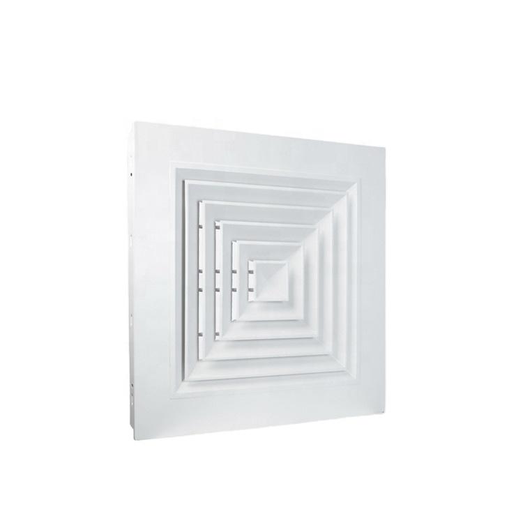 VENTECH Hvac Aluminum Exhaust Conditioning Square Ceiling Air Outlet Duct Diffuser