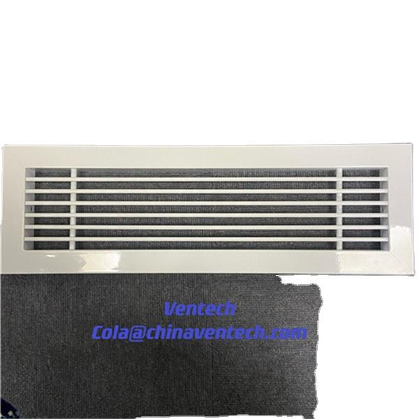 HVAC System Fixed Core Linear Bar Air Grille for Air Outlet