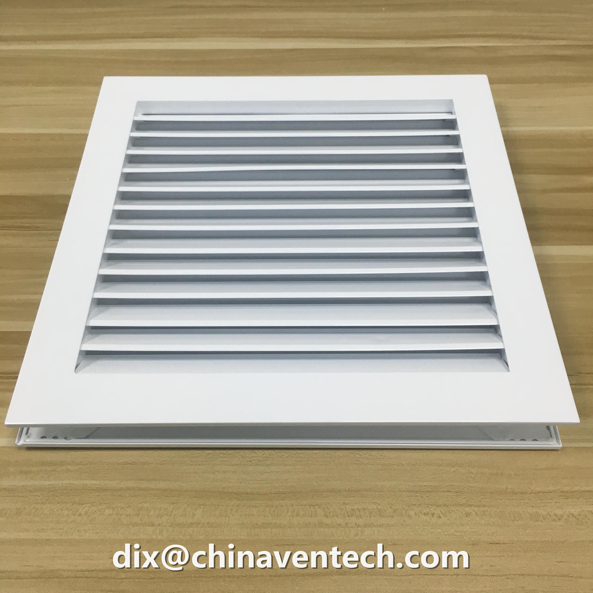 Hvac door mounted fresh air ventilation transfer air grille