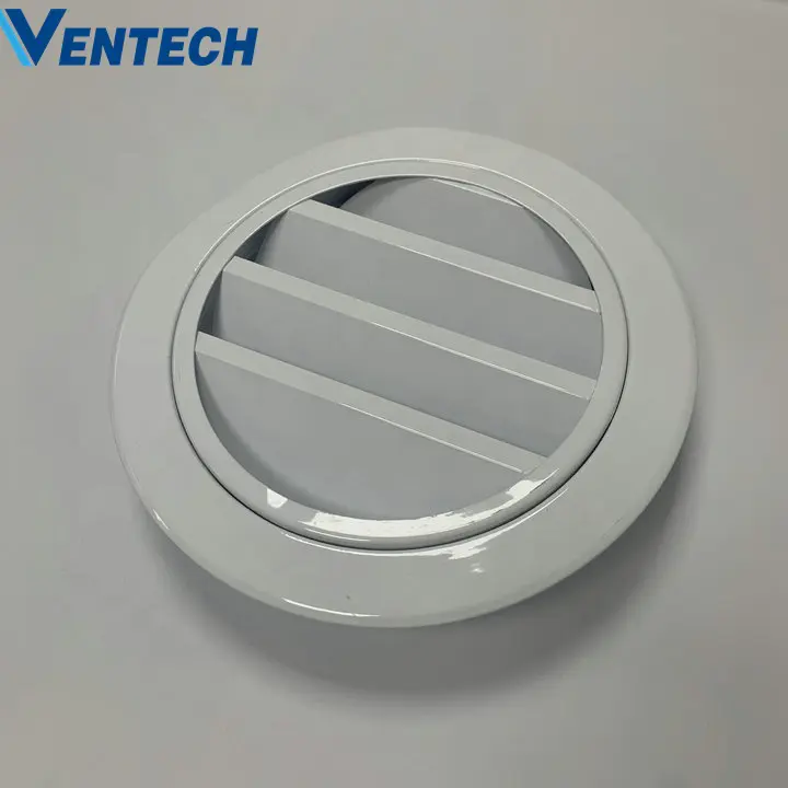 Hvac System Weather Louvered Mesh Covers Wall Vent