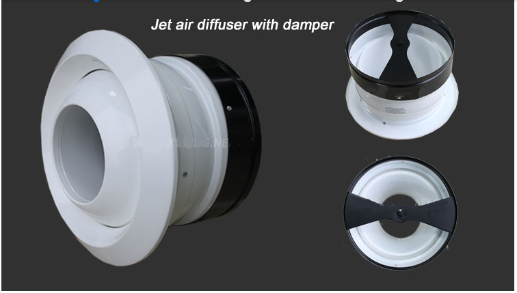 Aluminum Eye Diffuser Ceiling Air Diffuser Jet Nozzle Air Diffuser for Air Outlet