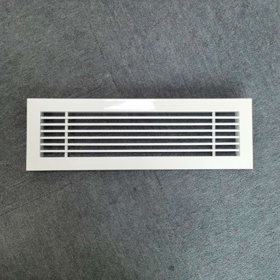 HVAC SYSTEM  White Wall Mounted  Return Air Aluminum Linear Bar Grille for Ventilation