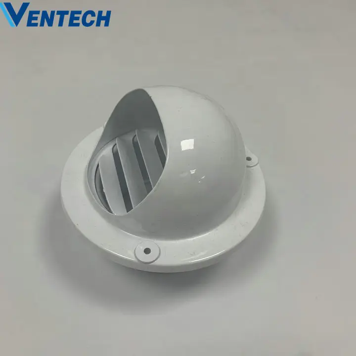 Hvac Round Air Louver Aluminum Wall Air Vent Caps for Exhaust or Intake