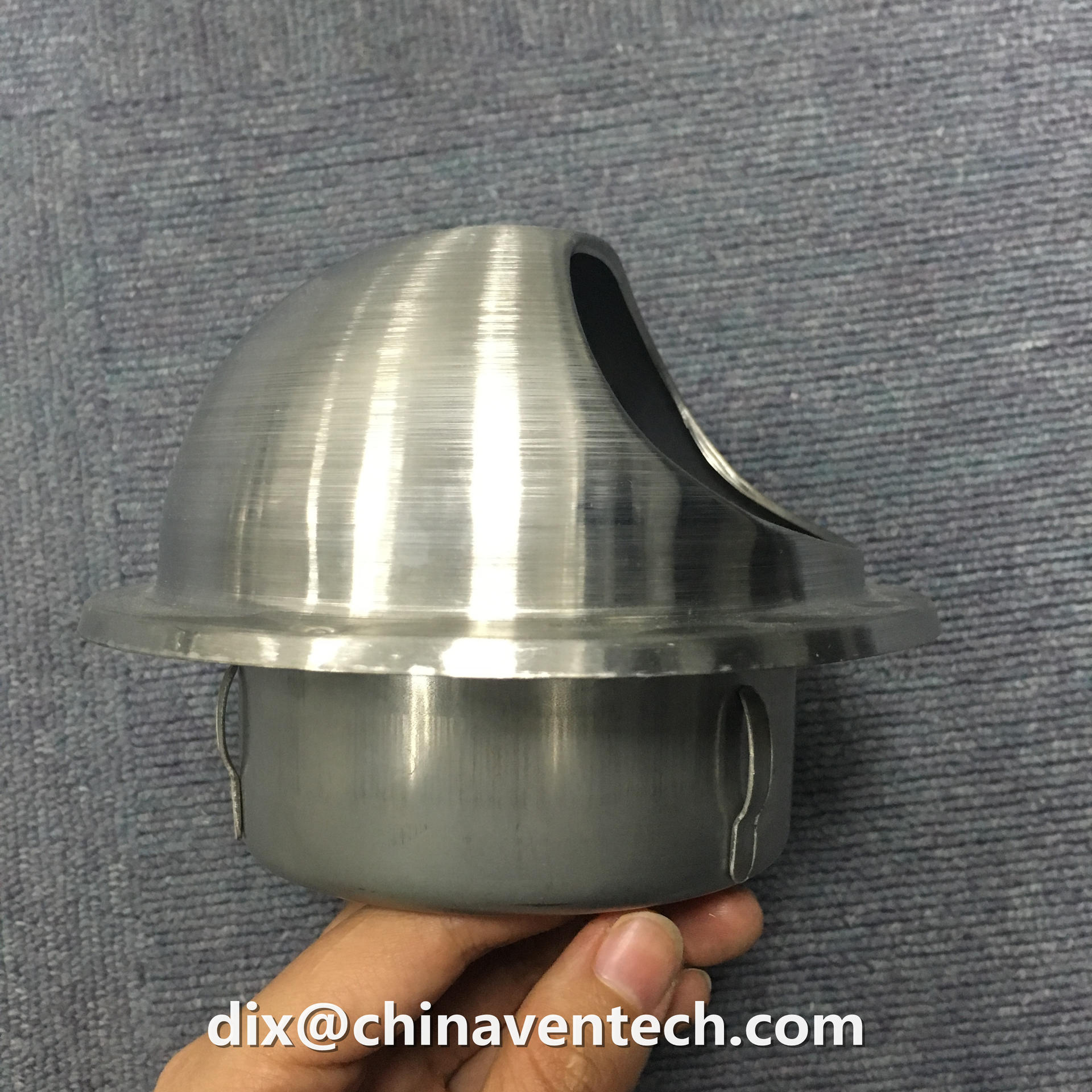 HVAC system type stainless steel air vent cover ball shaped weather louver