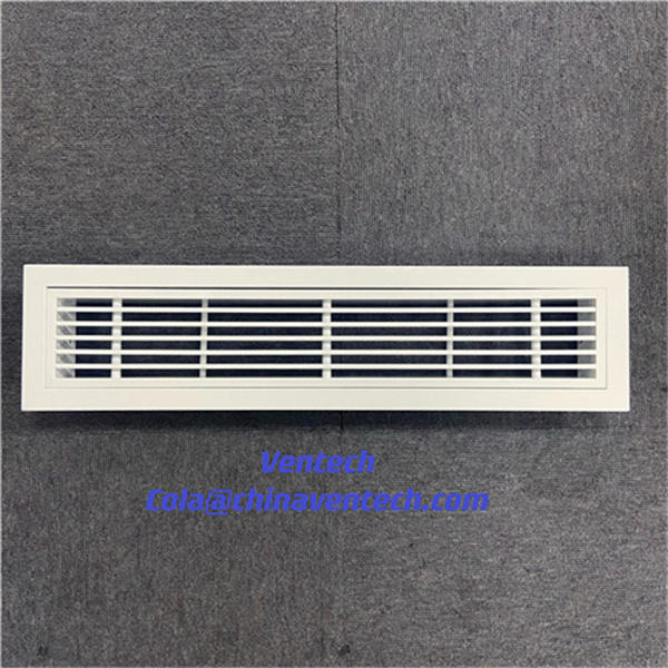 HVAC System  Aluminum  Wall Mounting Supply Air Linear Bar Grille for Air Cooling