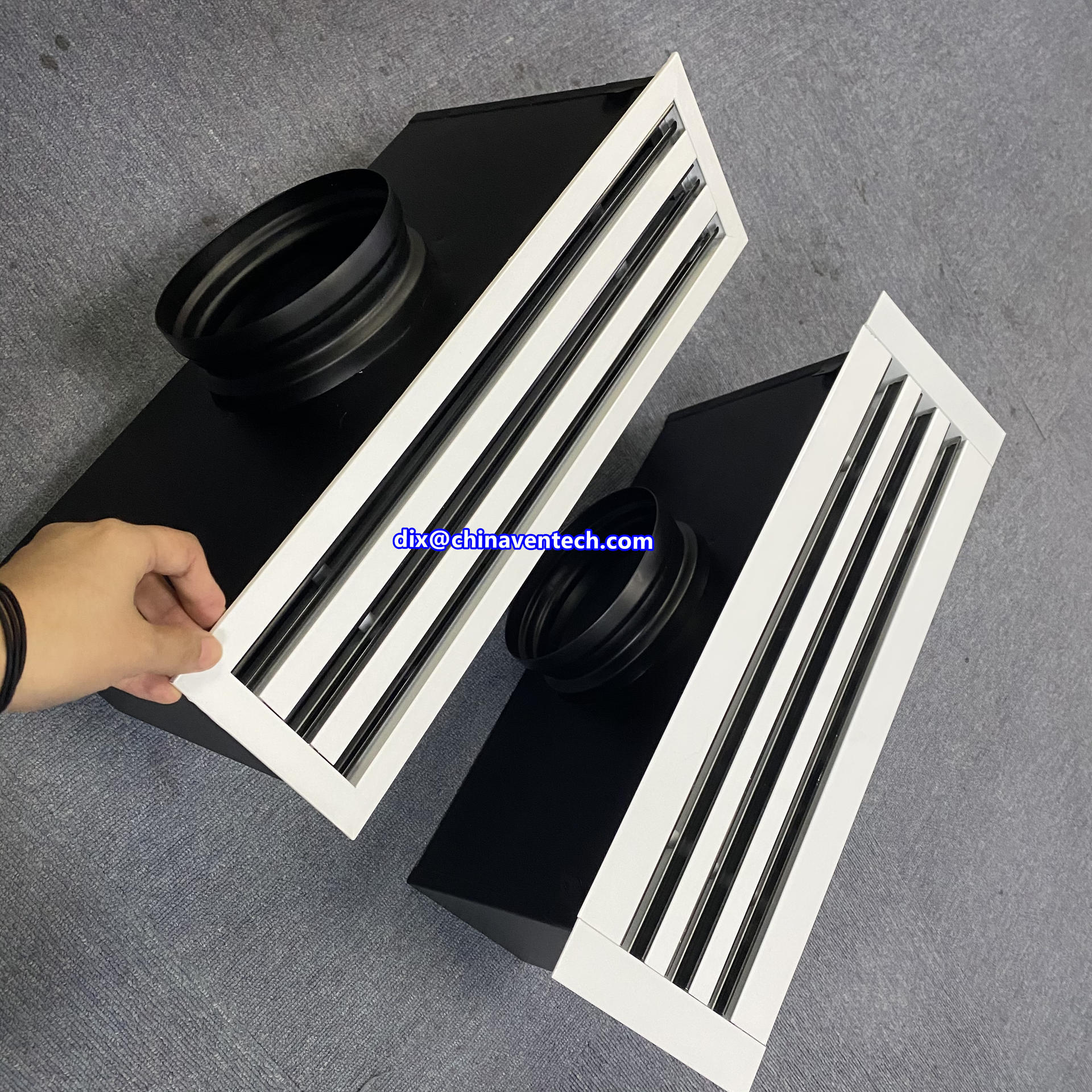 HVAC Aluminium Alloy Popular Plenum Box Linear Slot Diffuser Air Grille