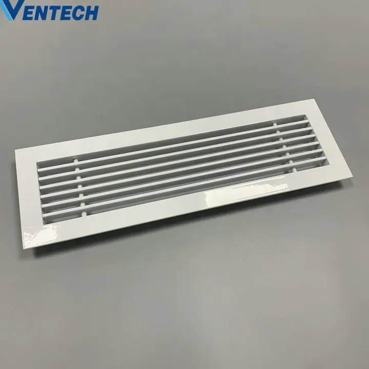 Hvac Aluminium Ventilation Grilles Linear Bar Air Conditioner Grille For Ceiling Or Side Wall