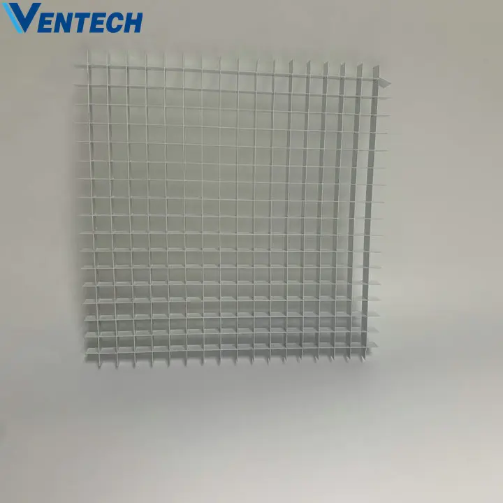 Hvac System Aluminum Ventilation Air Conditioning Egg Crate Diffuser For Ceiling Grilles