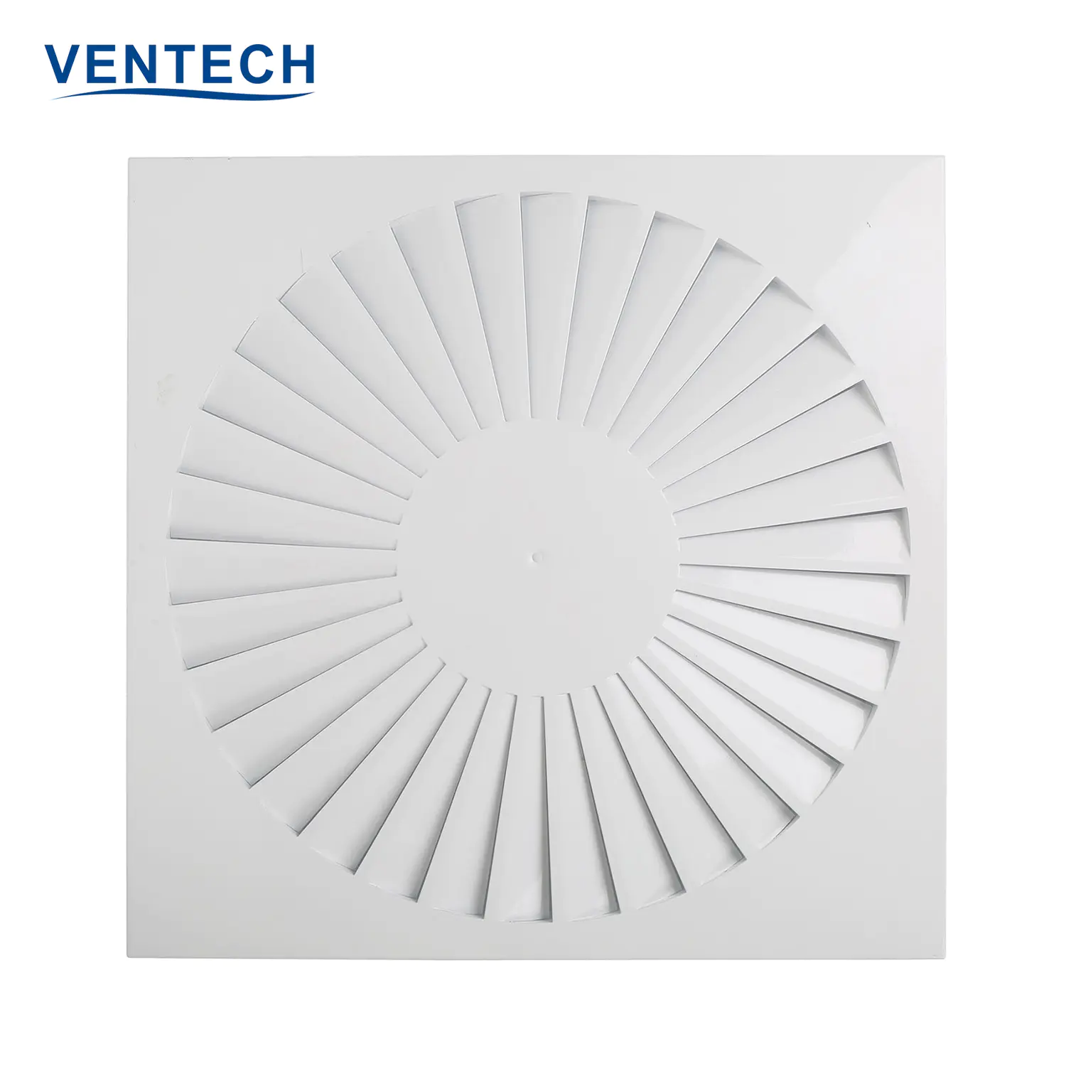 Wholesale Customized  Hvac Ventilation Air Exhaust Square Swirl Diffusers 595x595 For Air Conditioning