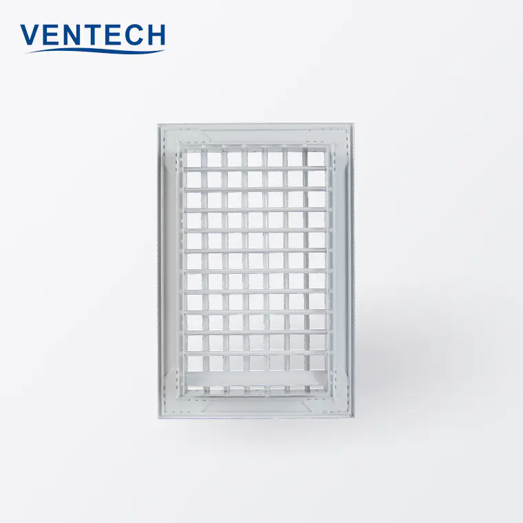 Ventech Roof Vents Customized Deflection Grille Vent Outlet Adjustable Double Deflection Grilles For Hvac System