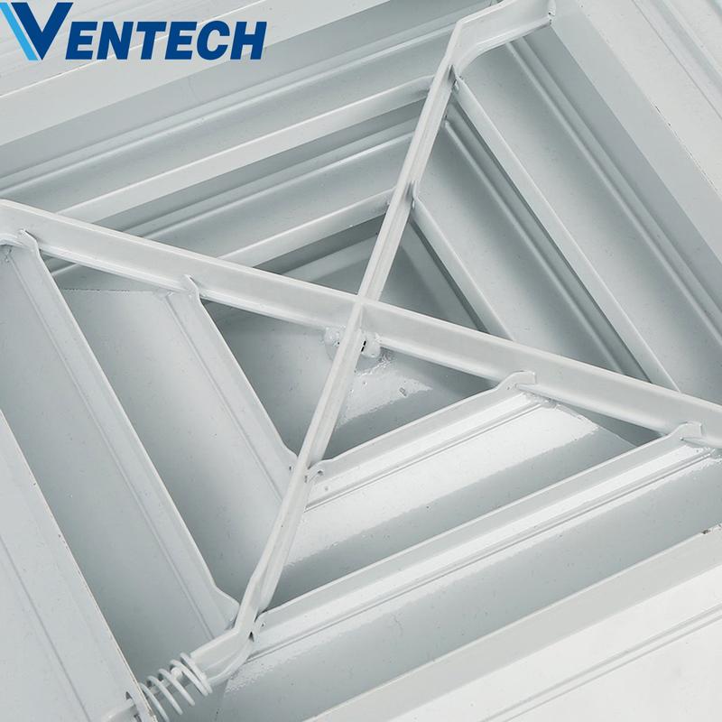Hvac System VENTECH Exhaust Air Aluminum Conditioning Outlet Square Ceiling Air Duct Diffuser