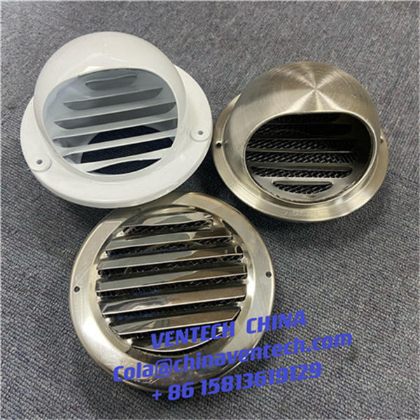 HVAC Best Selling Ceiling Mounted Air Intake Stainless Steel Ball Weather louver for Ventilation