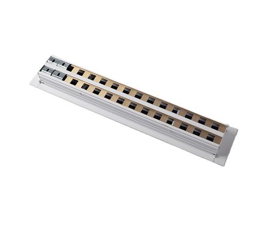 HVAC aluminum linear slot diffuser supply 2 slot air grille
