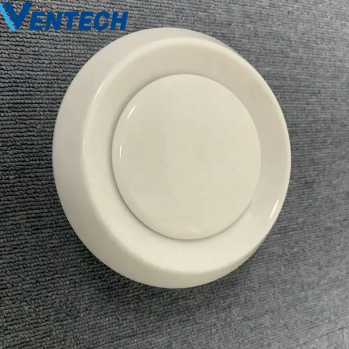 HVAC ventilation round exhaust air plastic disc valve diffuser