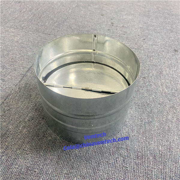HVAC SYSTEM Distributor  Air Pressure Galvanized Iron Airflow Adjusted Back Draught Damper for Air Ducting
