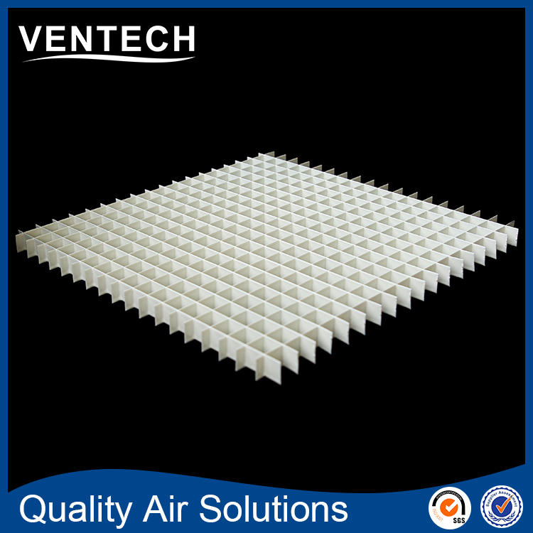 HVAC SYSTEM Indoor Metal Powder Coated White Perforated  Egg Crate  Grille for Ventilation