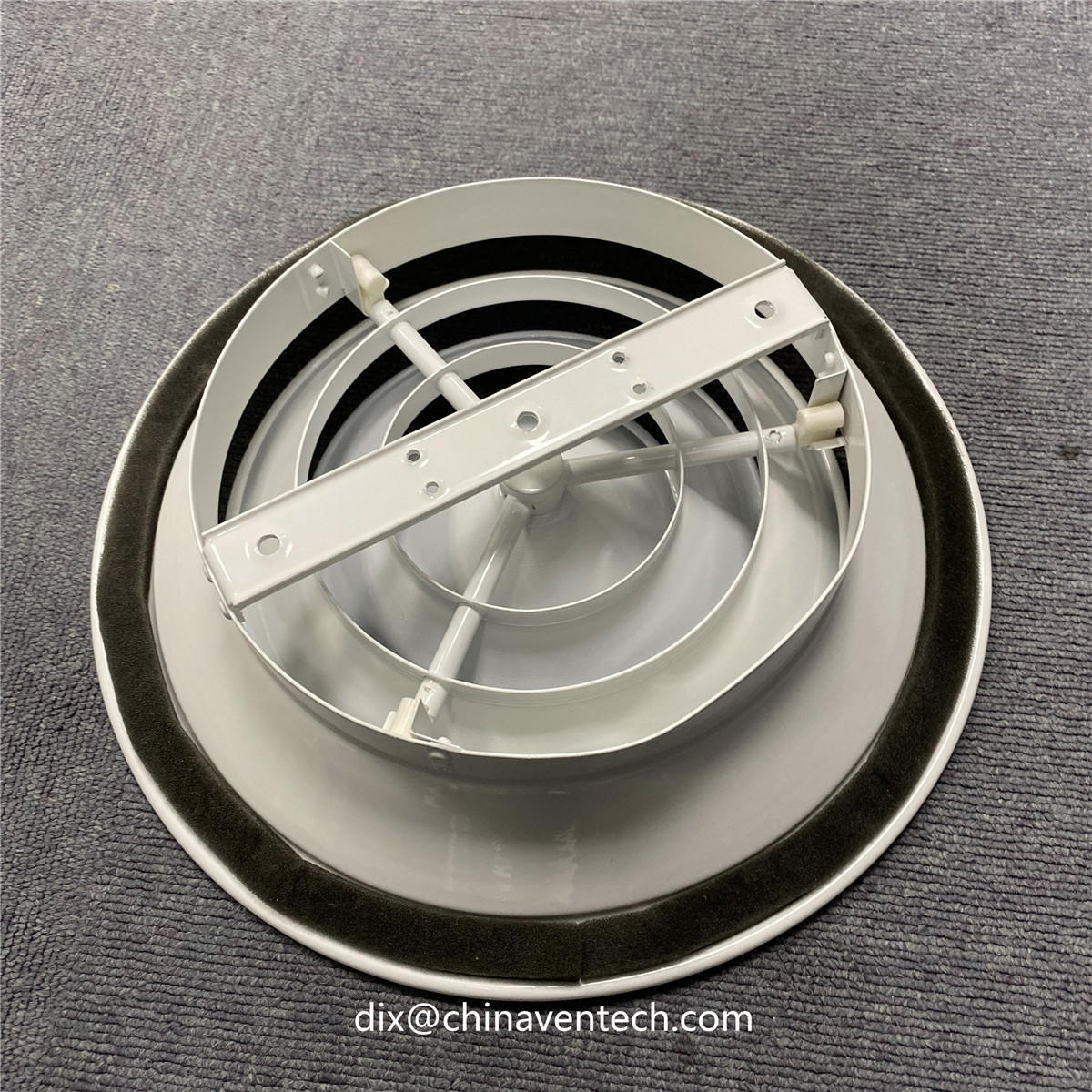 Hvac Air Ducting Work Air OUtlet 250mm Round Cone Ceiling Diffuser