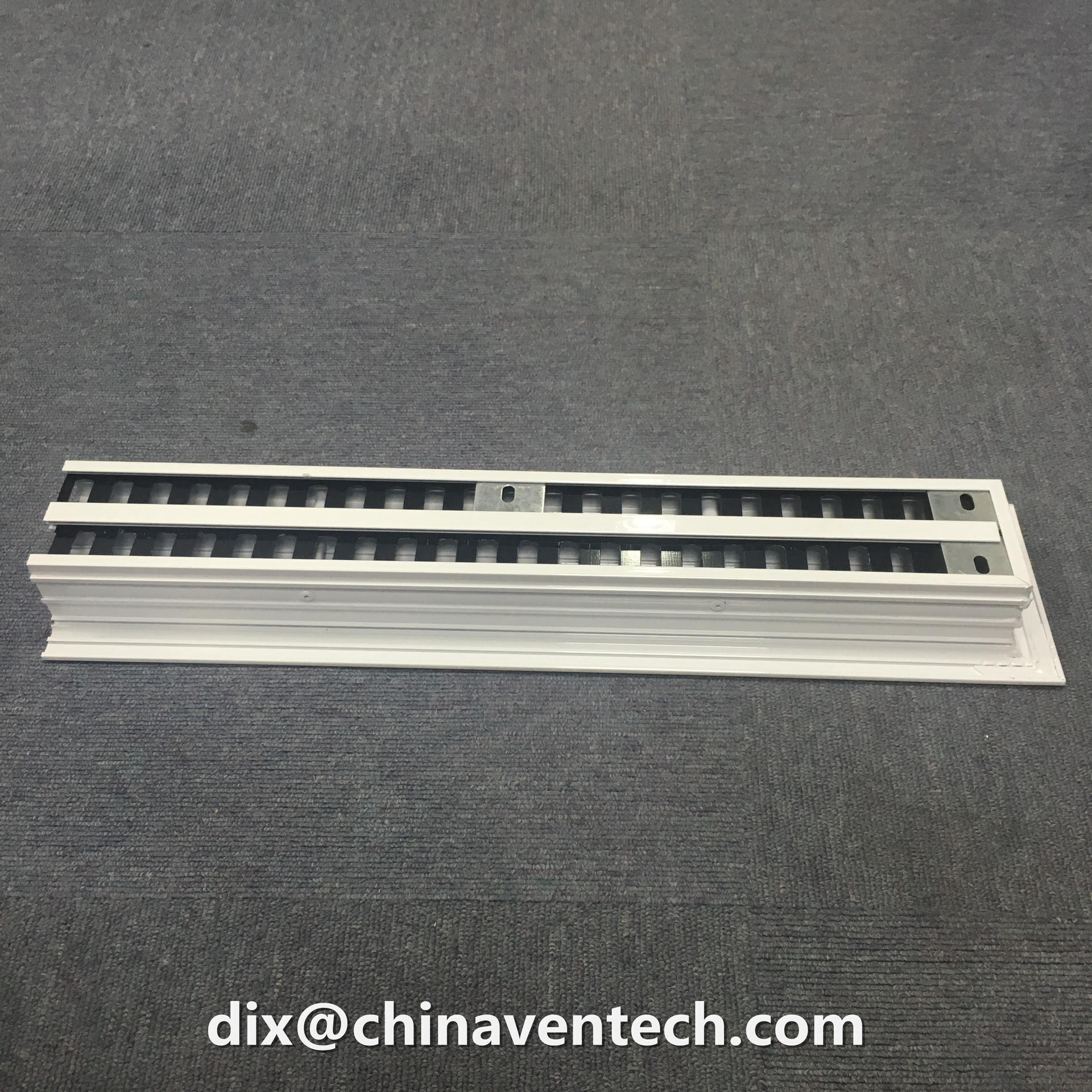 Hvac ducting ceiling ventilation plenum box supply air linear slot diffuser
