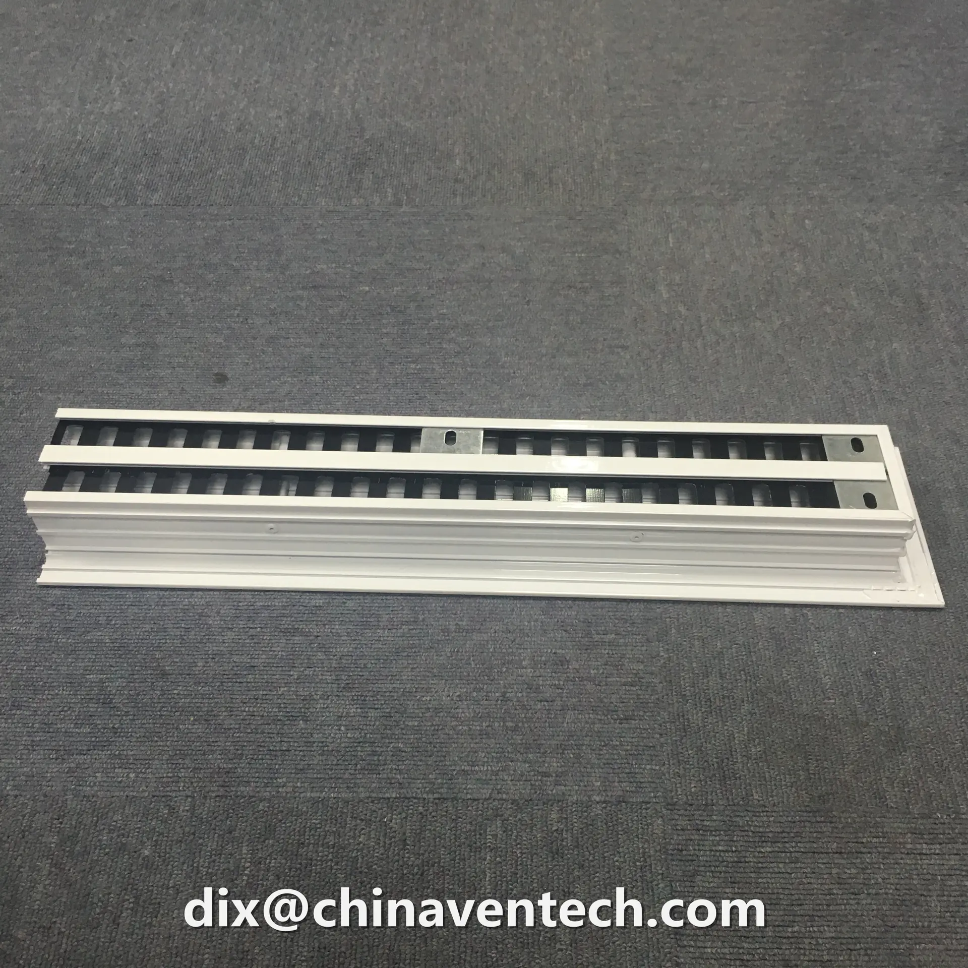 Hvac ducting ceiling ventilation plenum box supply air linear slot diffuser