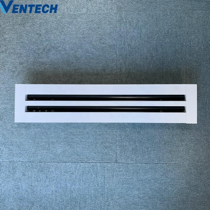Hvac Aluminum Ceiling Ventilation Conditioning Exhaust Supply Air Duct Linear Slot VAV Diffuser