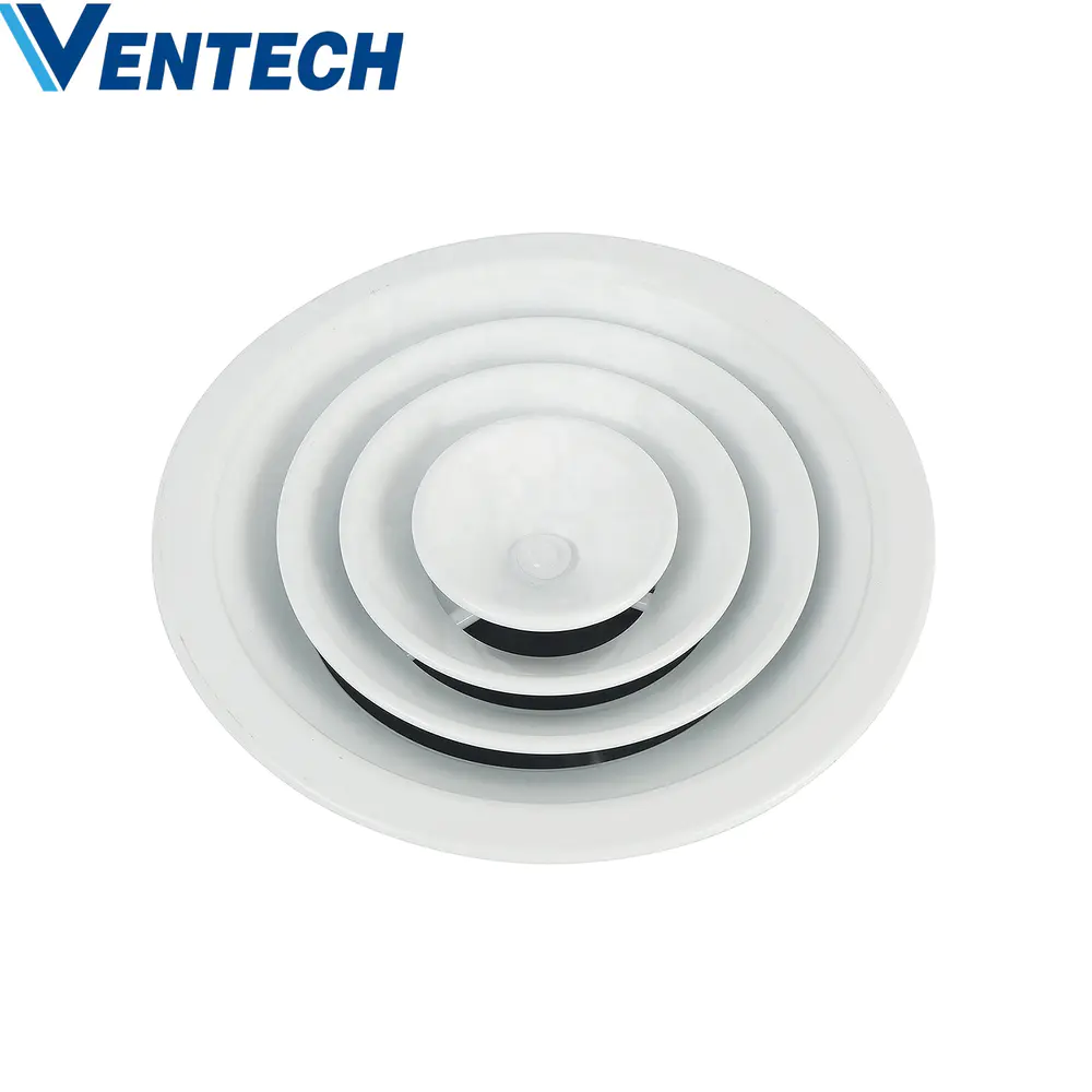 Hvac System Air Conditioning Duct Vent Hood Inside Round Aluminum Ceiling Air Round Diffusers For Air Conditioners