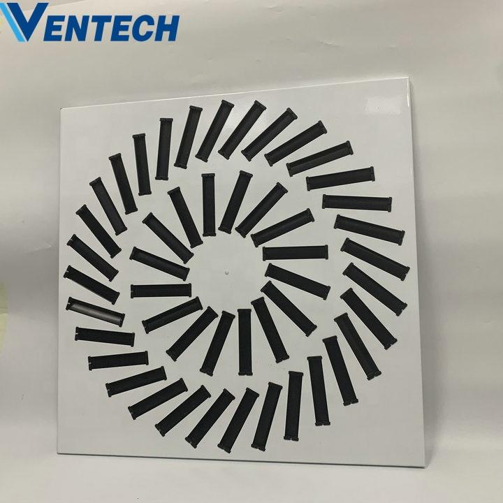 Hvac System Air Vent Heat Registers Adjustable Square Ceiling Diffusers